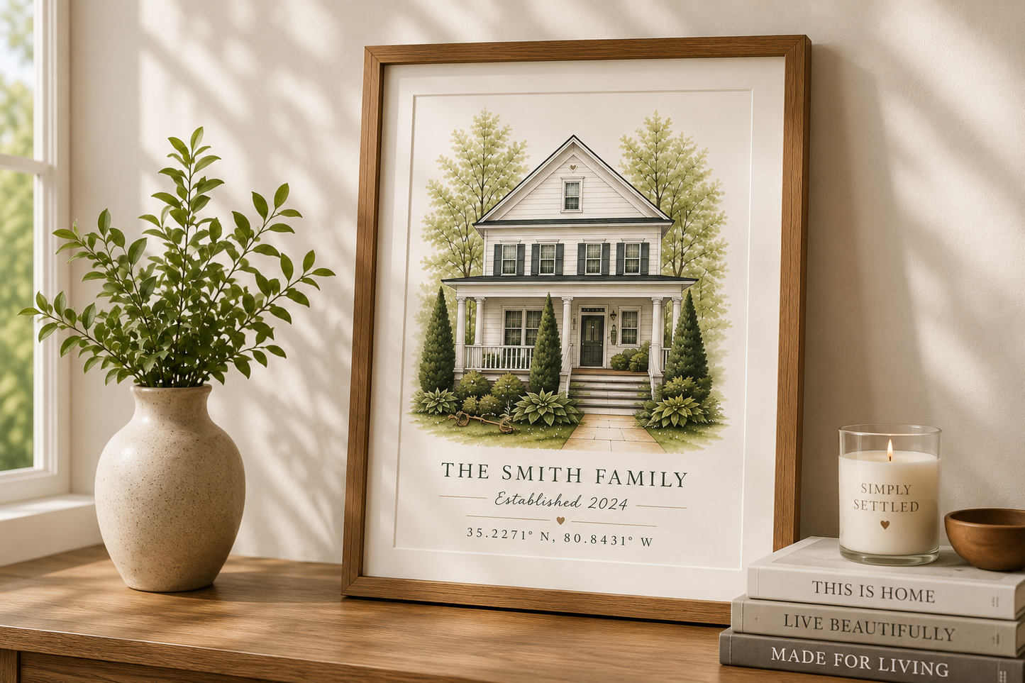 Personalized Home Portrait | The Heritage Collection